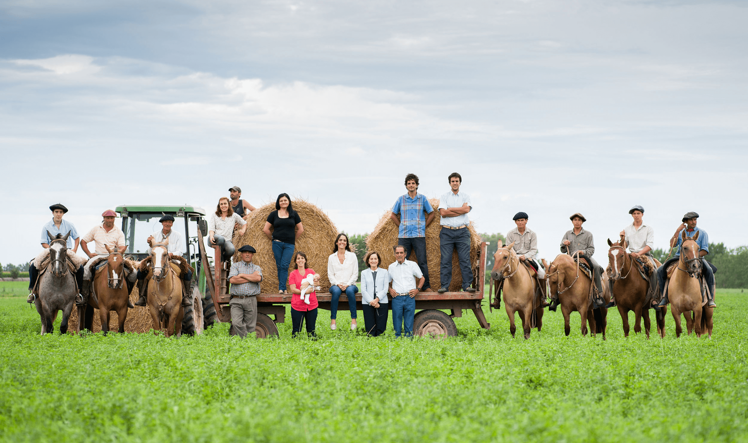 Equipo Casamú en el campo