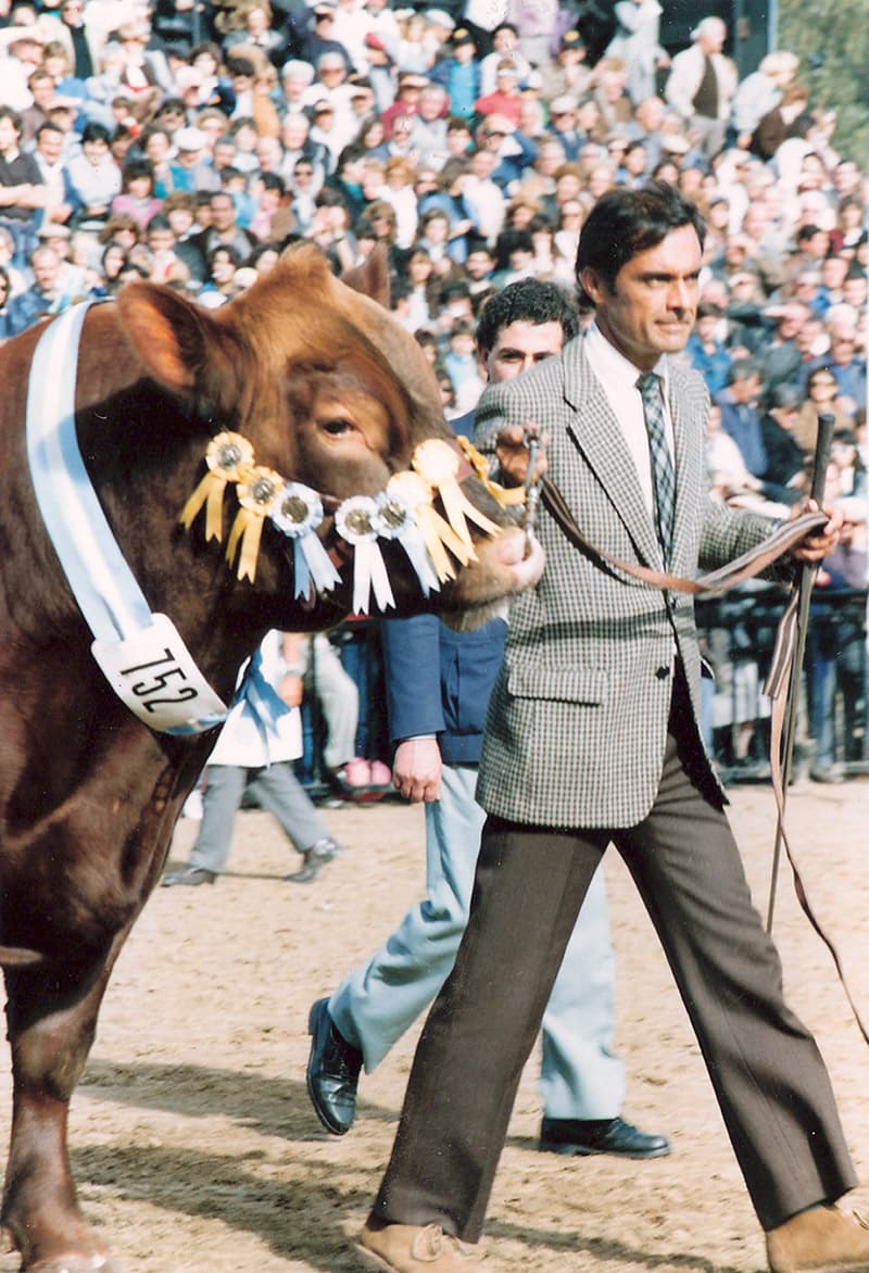 Carlos Sackmann Muriel con Yeroviá en La Rural de Palermo