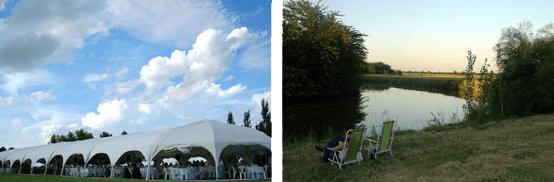 Casamiento y atardecer en el río, Casamú